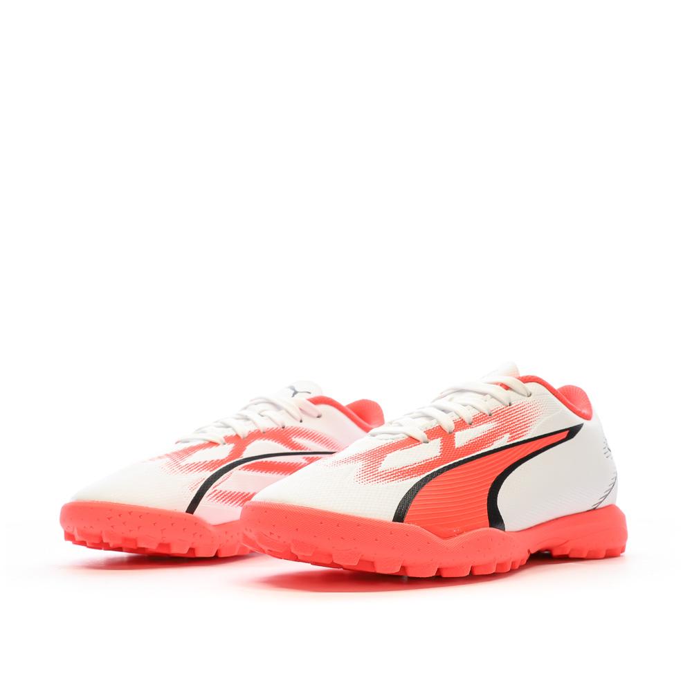 Chaussures de Football Blanc/Rose Garçon Puma Ultra Play vue 6