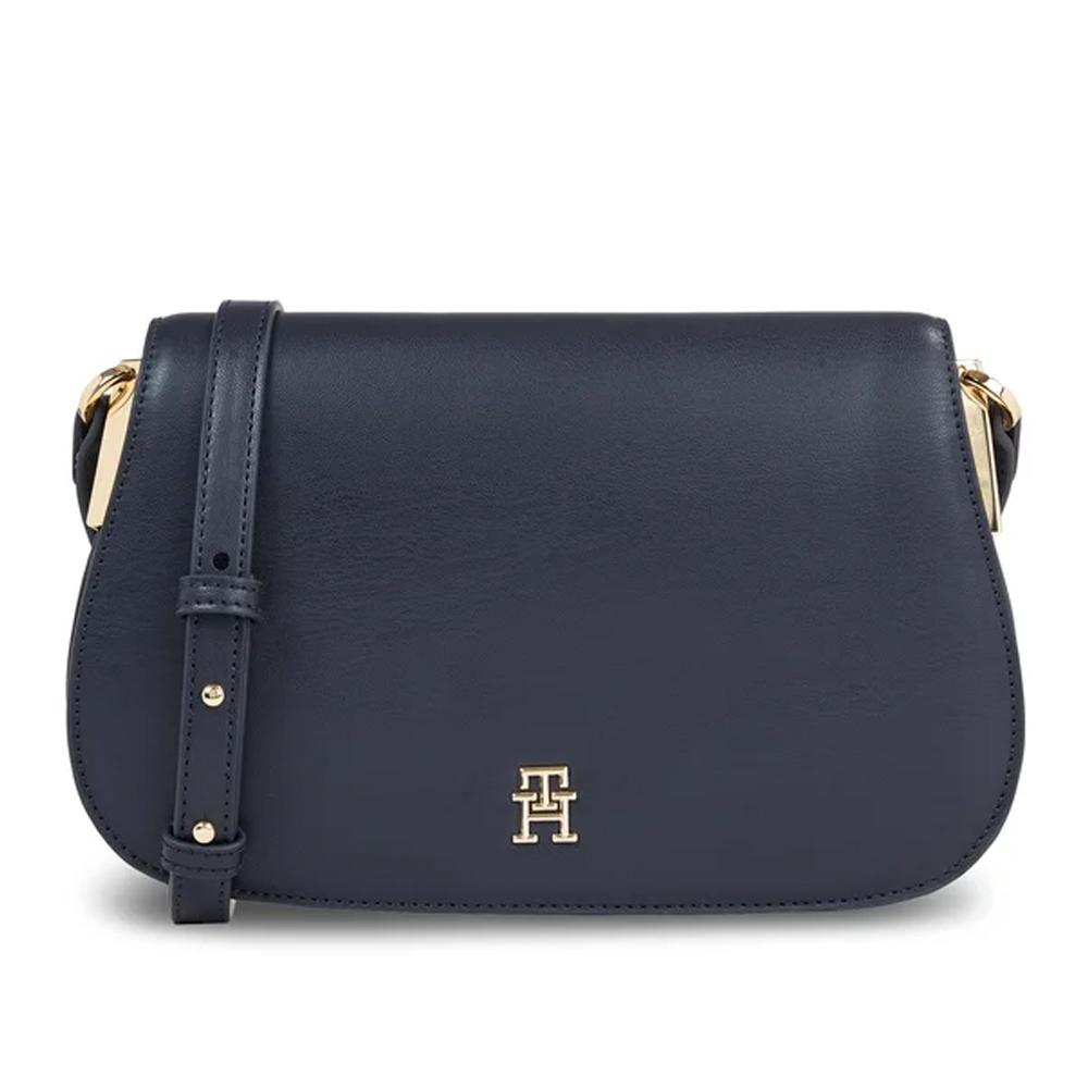 Sac Bandoulière Marine Femme Tommy Hilfiger Spring Chic Flap pas cher