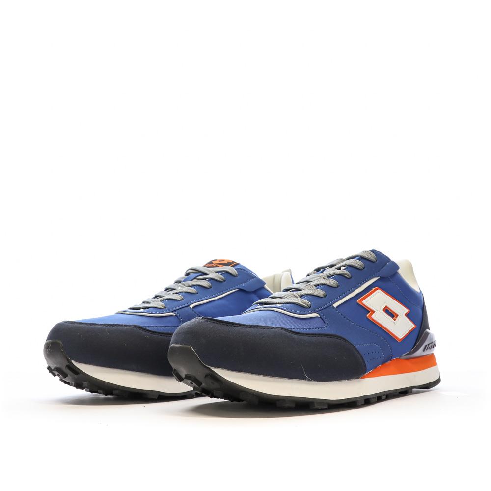 Baskets Bleu/Blanc/Orange Homme Lotto Twenty 5 vue 6