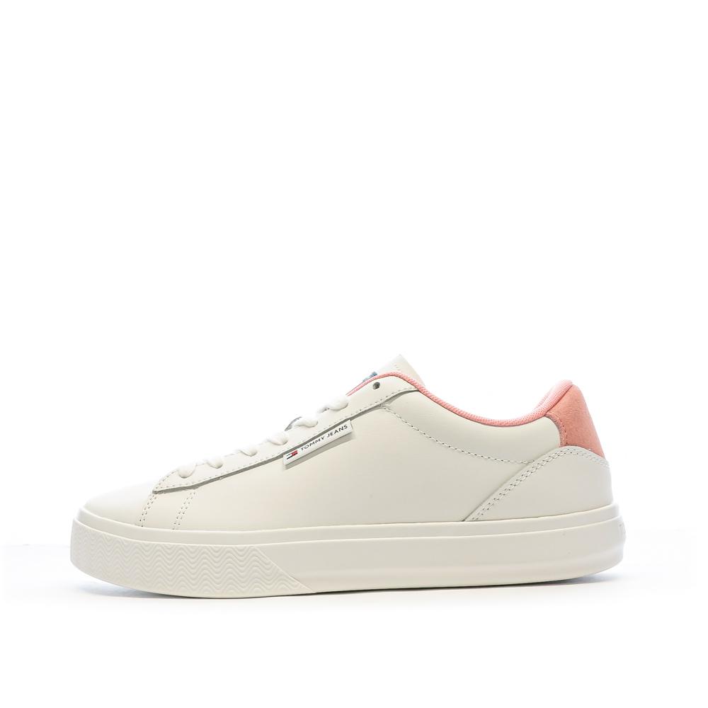 Baskets Blanches Femme Tommy Hilfiger Cupsole Sneaker pas cher