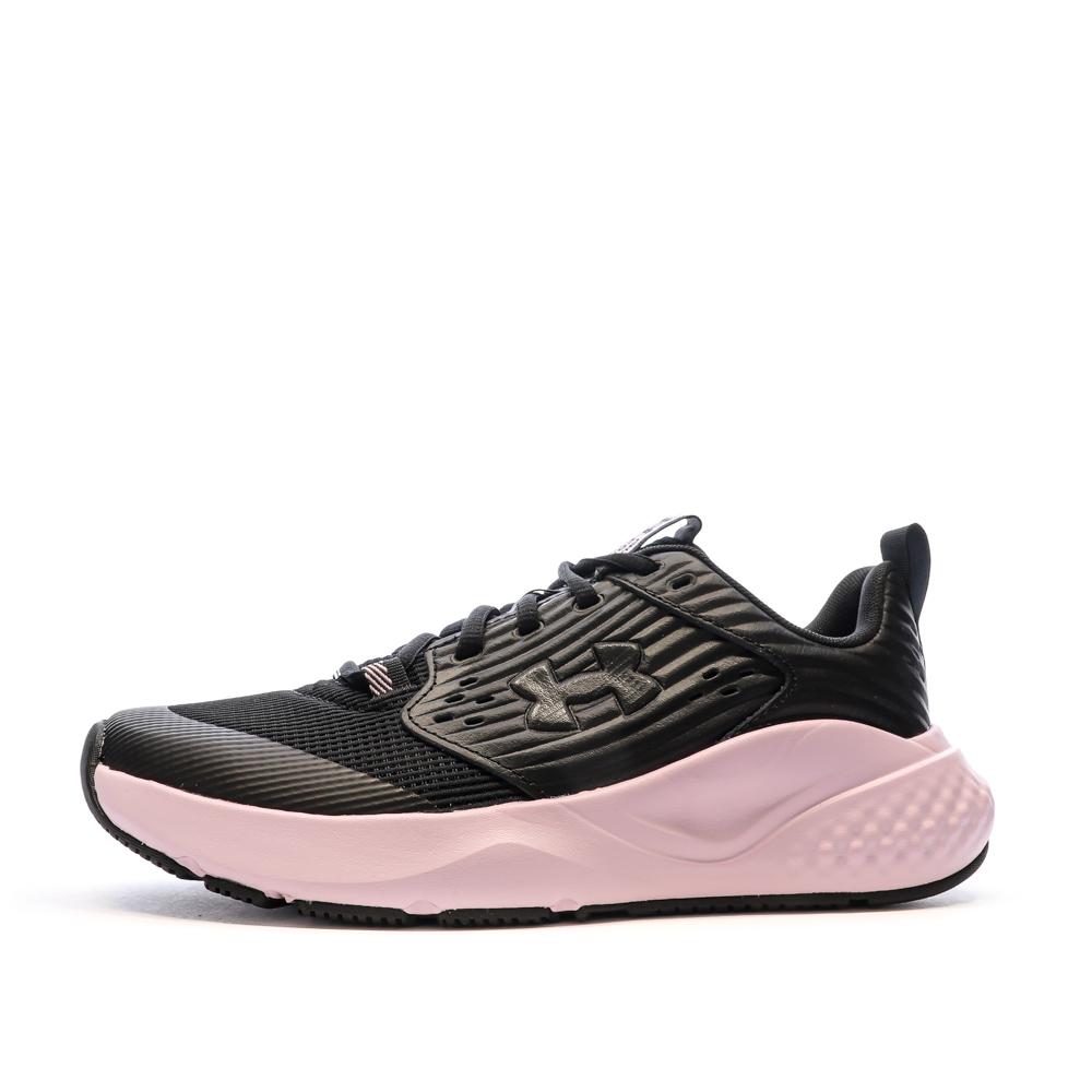 Chaussures de Fitness Noire/Rose Femme Under Armour Commit pas cher