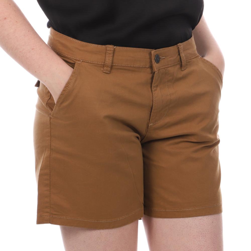 Short Marron Femme Lee Cooper Oda pas cher