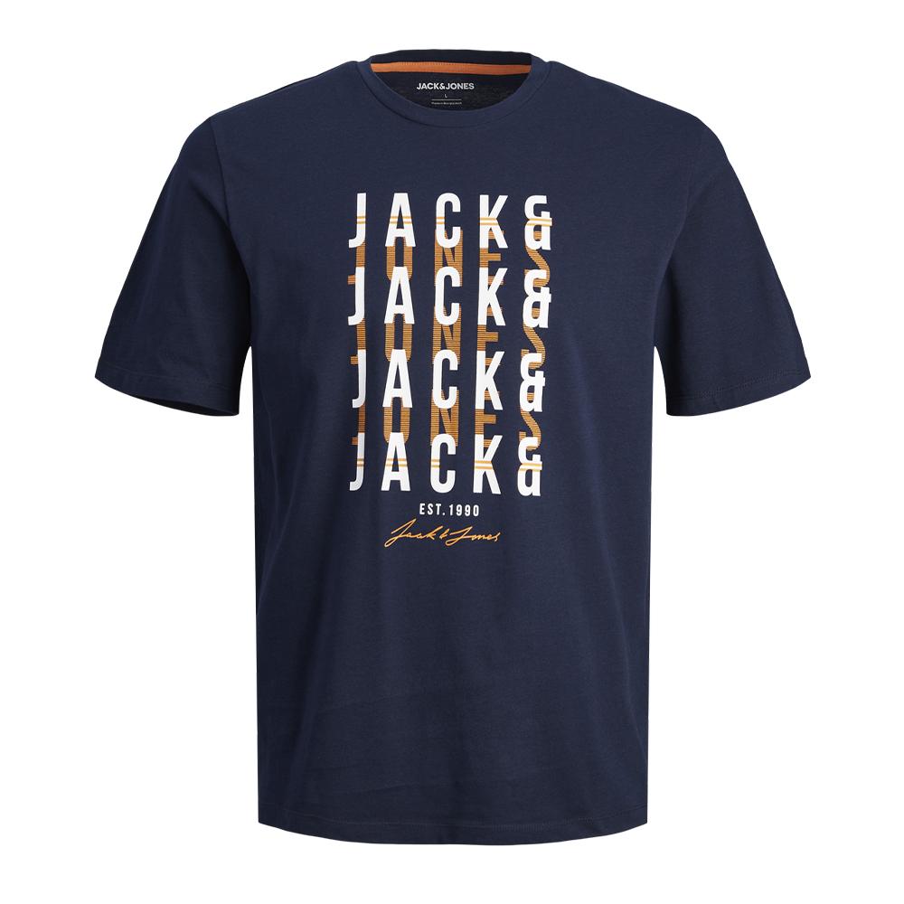 T-shirt Marine Homme Jack & Jones Delvin pas cher