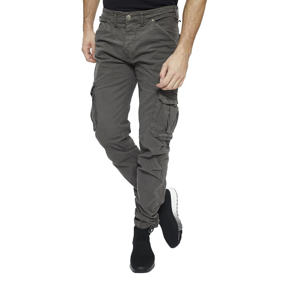 Pantalon Cargo Gris Homme Paname Brothers Joker pas cher