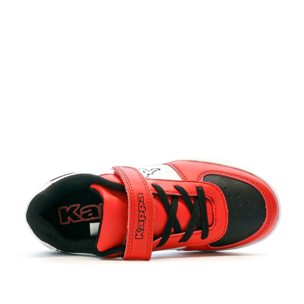 Baskets Noir/Rouge Garçon KAPPA Malone vue 4