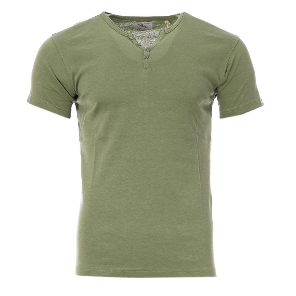 T-shirt Vert Homme RMS26 Basic pas cher