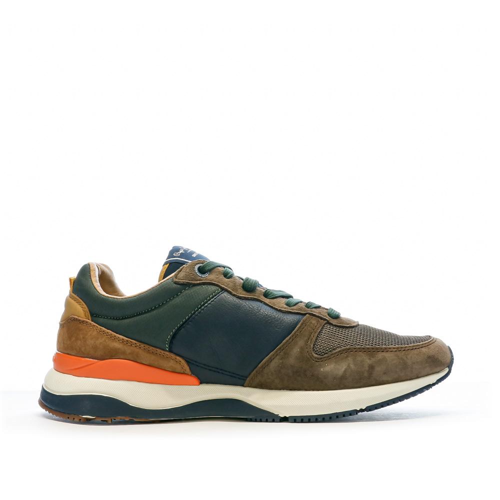 Baskets Marron Homme Pepe jeans London Pro Basic 22 vue 2