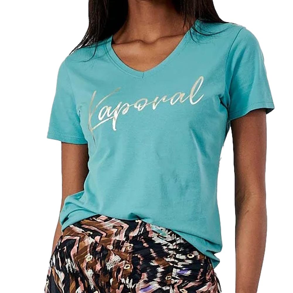 T-shirt Bleu Femme Kaporal FRANE pas cher