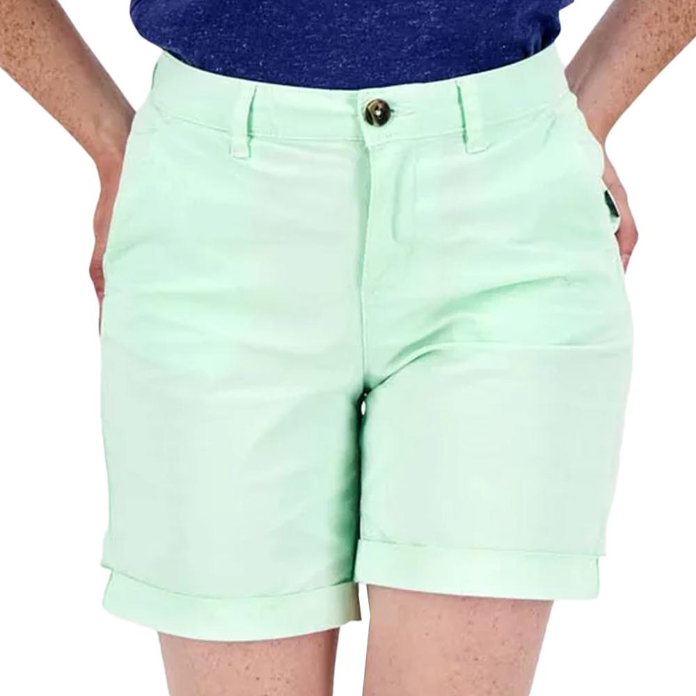 Short Vert Femme TBS Bermuda SANTABER pas cher