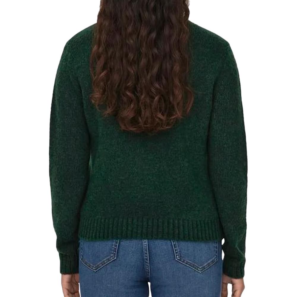 Pull Vert foncé Femme JDY Silja vue 2