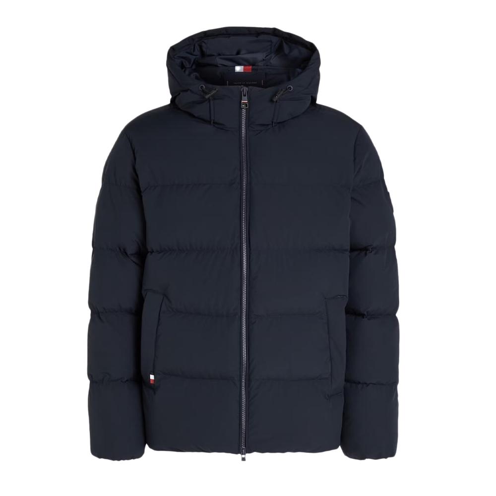 Doudoune Marine Homme Tommy Hilfiger Down Hooded pas cher