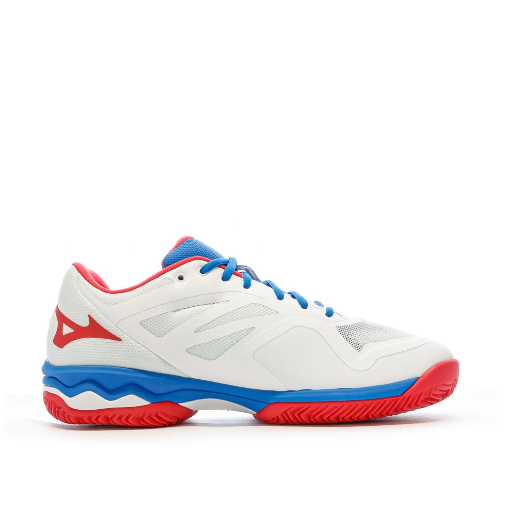 Chaussures de Padel Blanc/Rouge Homme Mizuno Wave Exceed Light vue 2