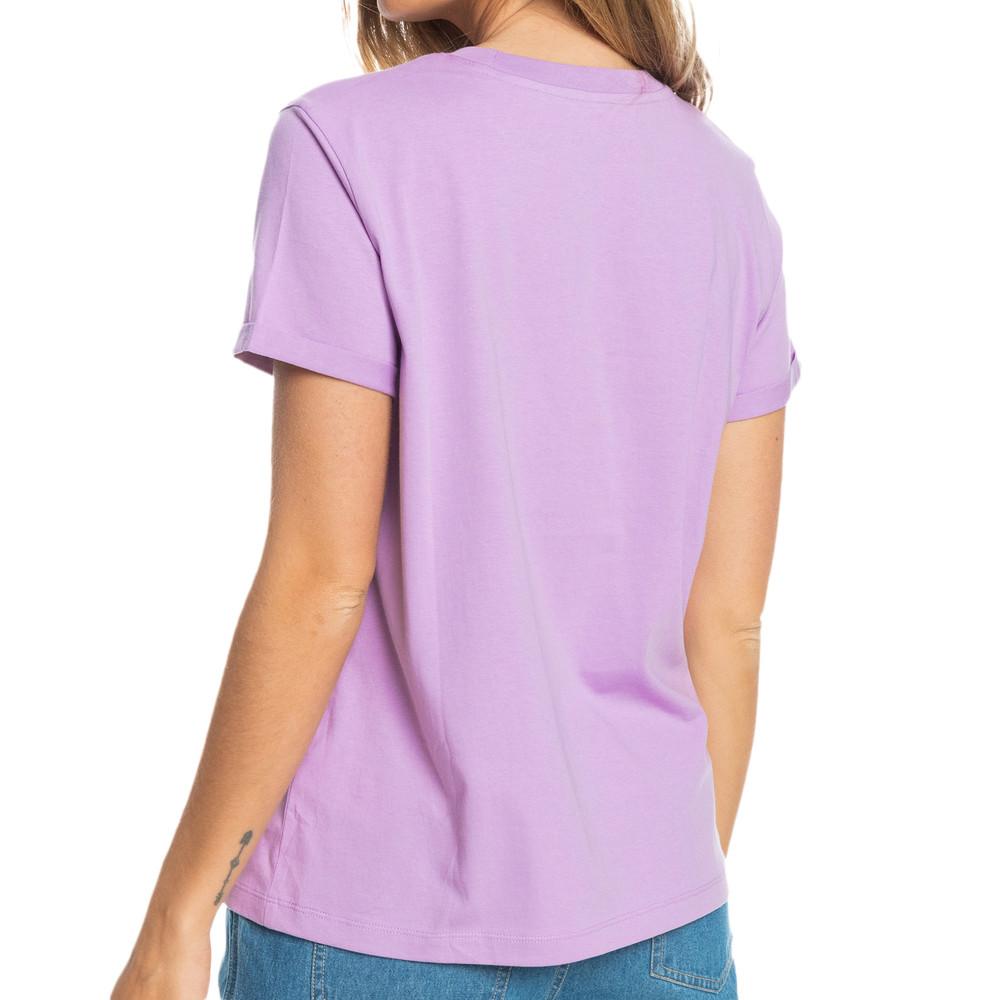 T-shirt Mauve Femme Roxy Noon Ocean vue 2