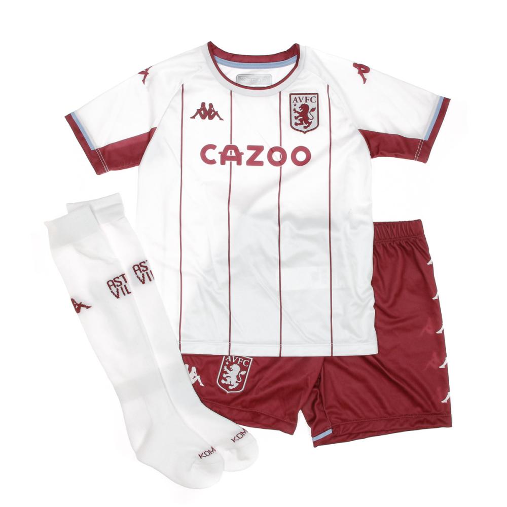 Aston Villa Mini-Kit Extérieur Garçon Kappa 2021/2022 pas cher