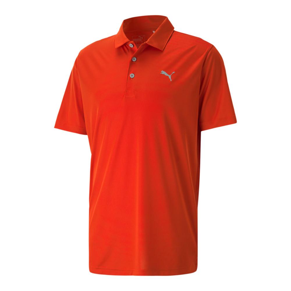 Polo Orange Homme Puma Rotation pas cher