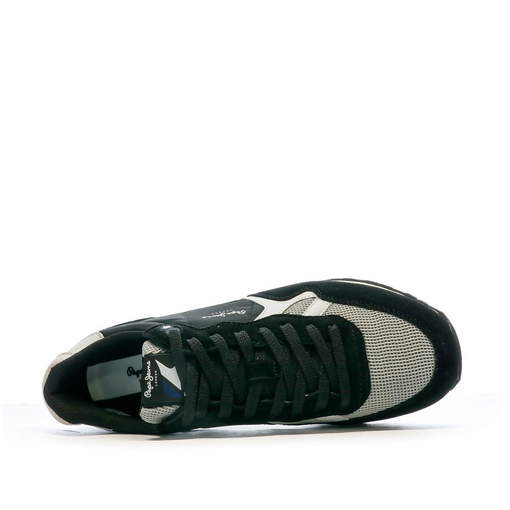 Baskets Noires Homme Pepe jeans Britt vue 4