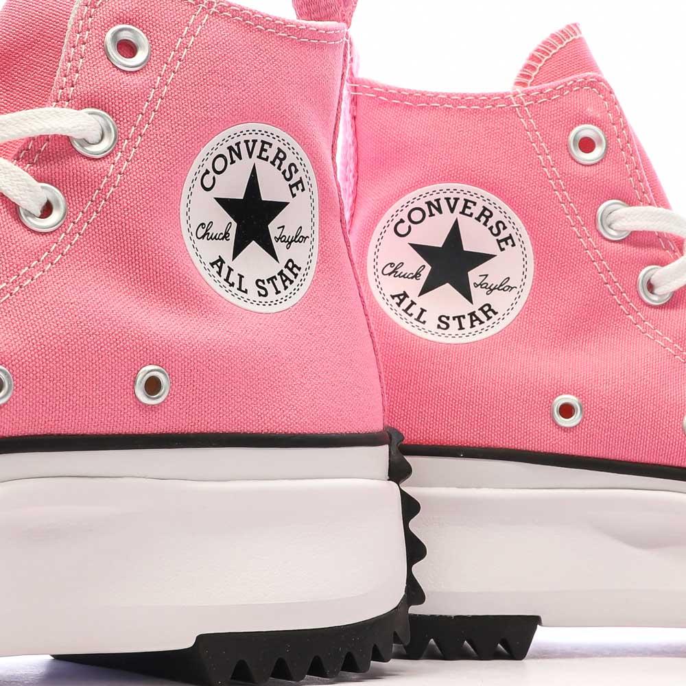 Baskets Roses Femme Converse Run Star Hike vue 8