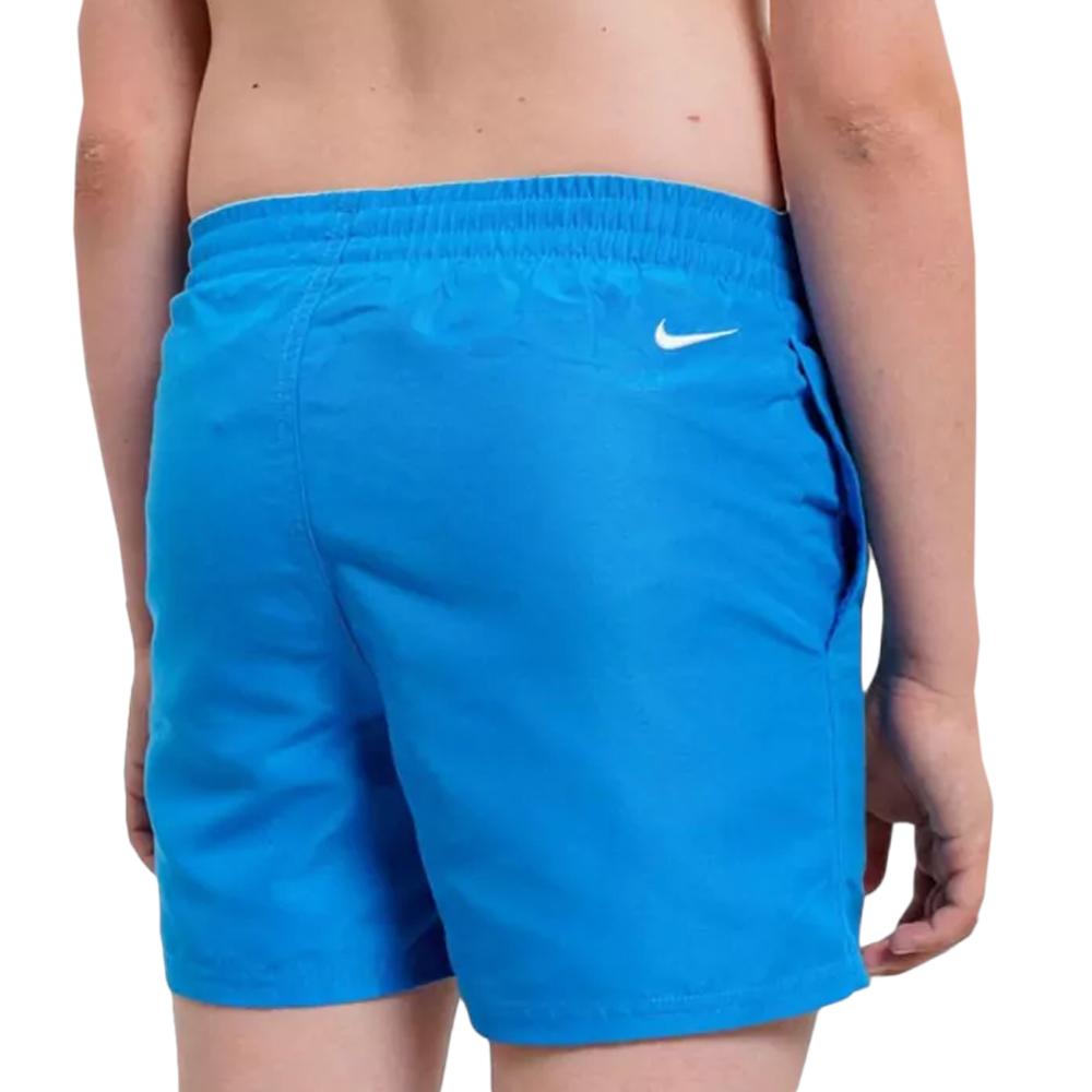 Short de bain Bleu Clair Garçon Nike 4 Volley vue 2