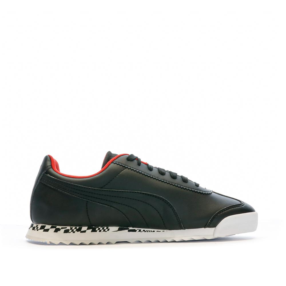 Baskets Noire/Rouge Homme Puma Ferrari Race Roma vue 2