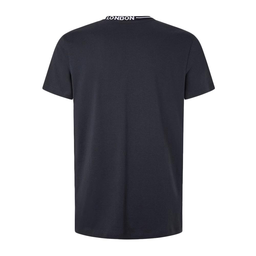 T-shirt Marine Homme Pepe jeans Warian PM509117 vue 2