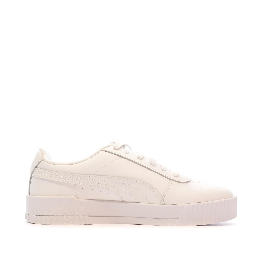 Baskets Blanche femme Puma CARINA vue 2