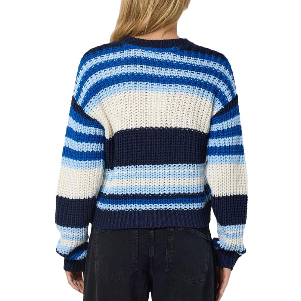 Pull en Maille Bleu Femme Noisy May Charlie vue 2