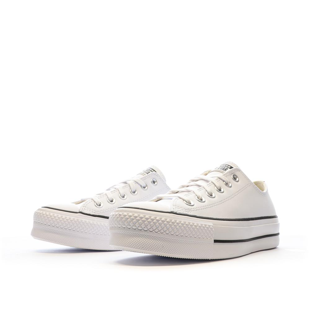 All Star Baskets Blanches à Plateforme Femme Converse vue 6