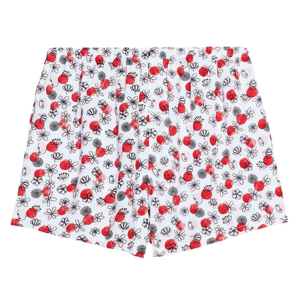 Short Blanc à fleurs Fille Teddy Smith Soya vue 2