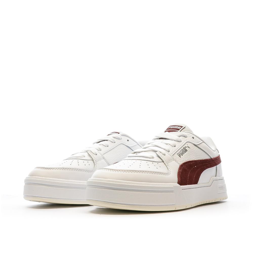 Baskets Blanches/Bordeaux Homme Puma Pro Classic 387327 vue 6