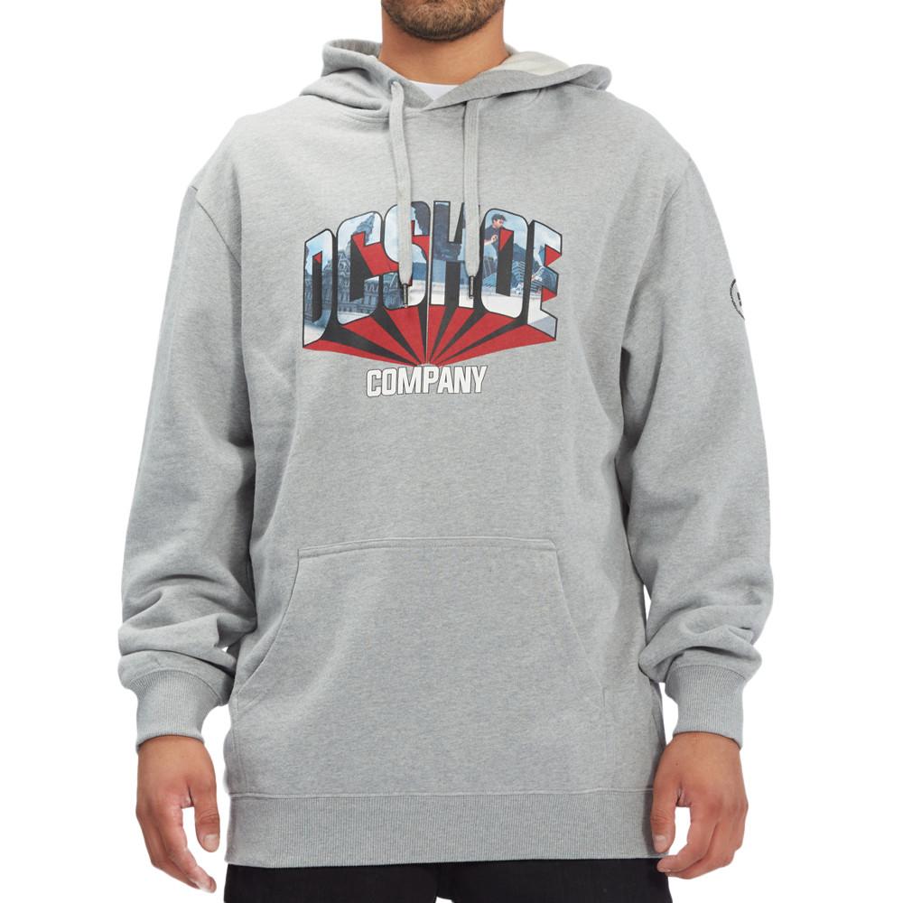 Sweat à capuche Gris Homme DC Shoes Blabac Jahmir pas cher