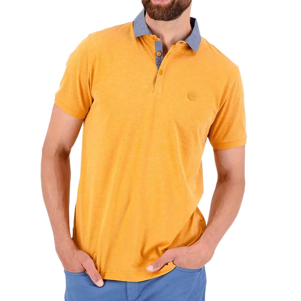 Polo Jaune Homme TBS ARSON pas cher