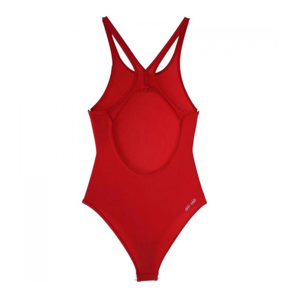 Maillot de bain 1 Pièce Rouge Fille Arena Solid Pro vue 2