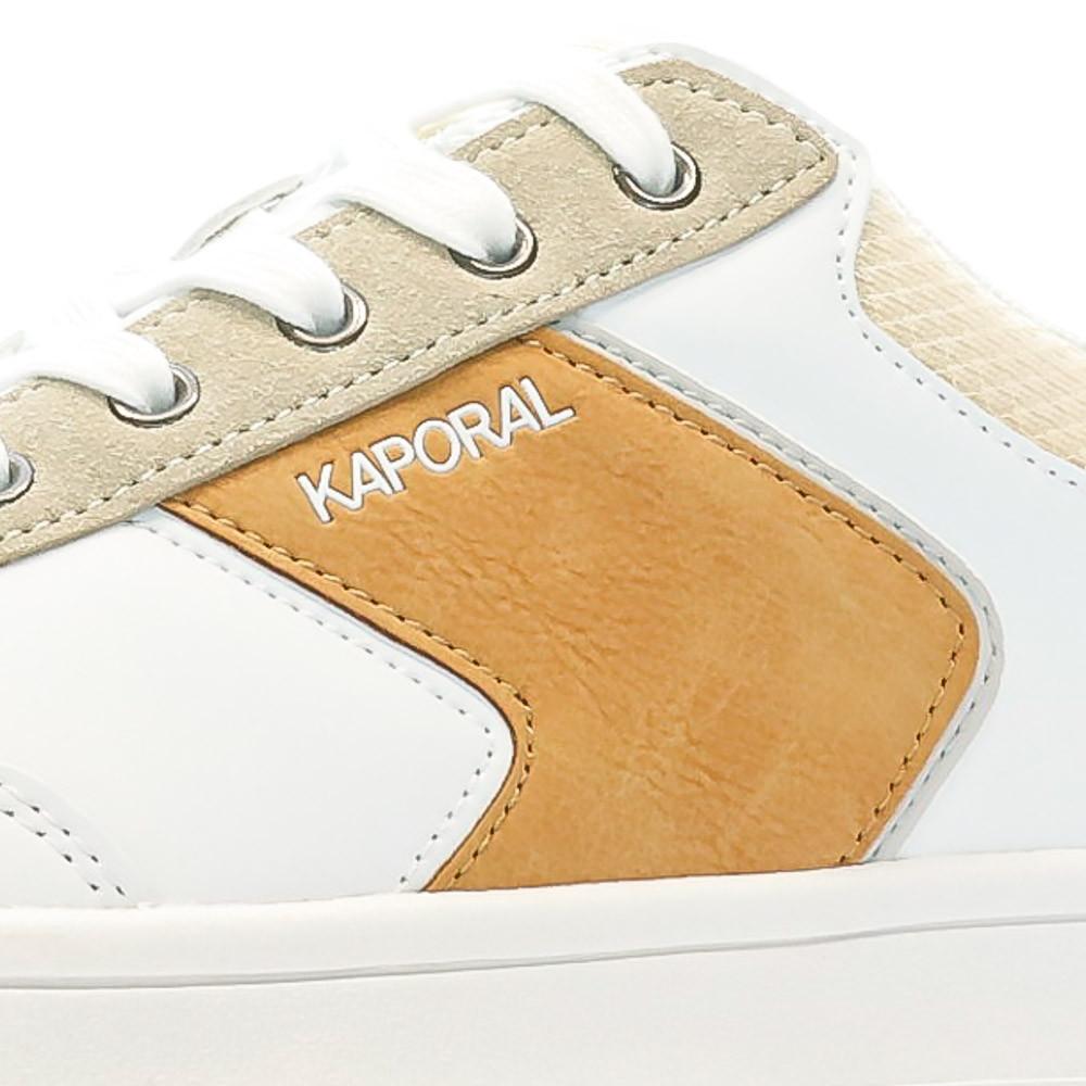 Baskets Blanche/Camel Homme Kaporal Draglow vue 7