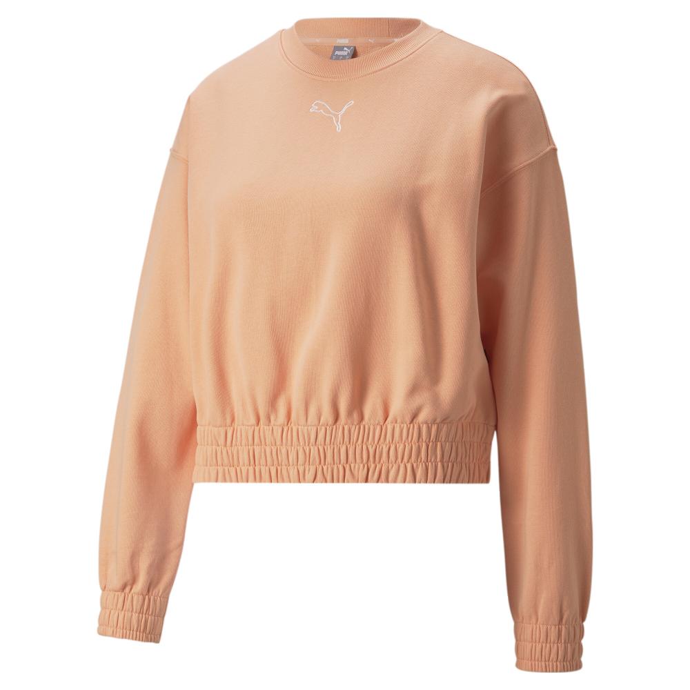 Sweat Corail Femme Puma W Her Crew pas cher