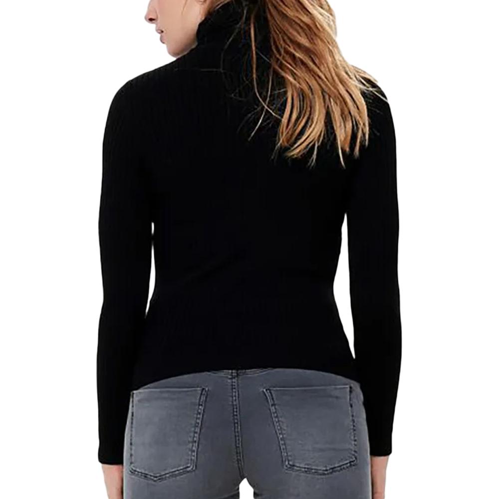 Pull Noir Femme Only Karol vue 2