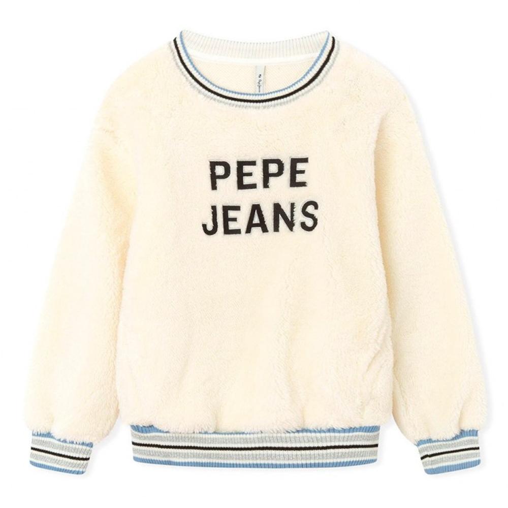 Sweat Écru Fille Pepe Jeans Seliny pas cher