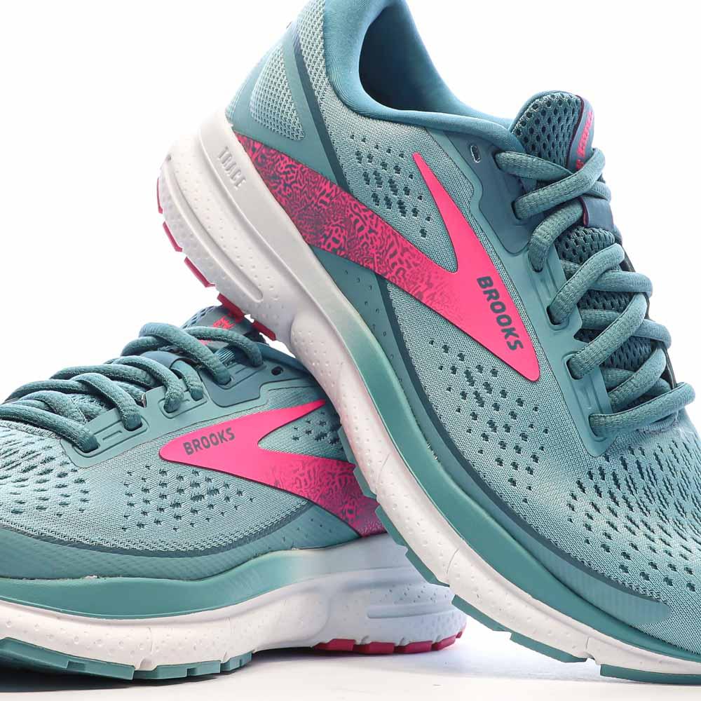 Chaussures de running Turquoise Femme Brooks Trace 3 vue 7