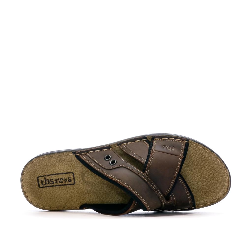 Sandales Marron Homme TBS Buffalo vue 4