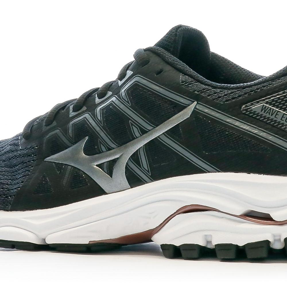 Chaussures de running Noires Femme Mizuno Wave Equate vue 7