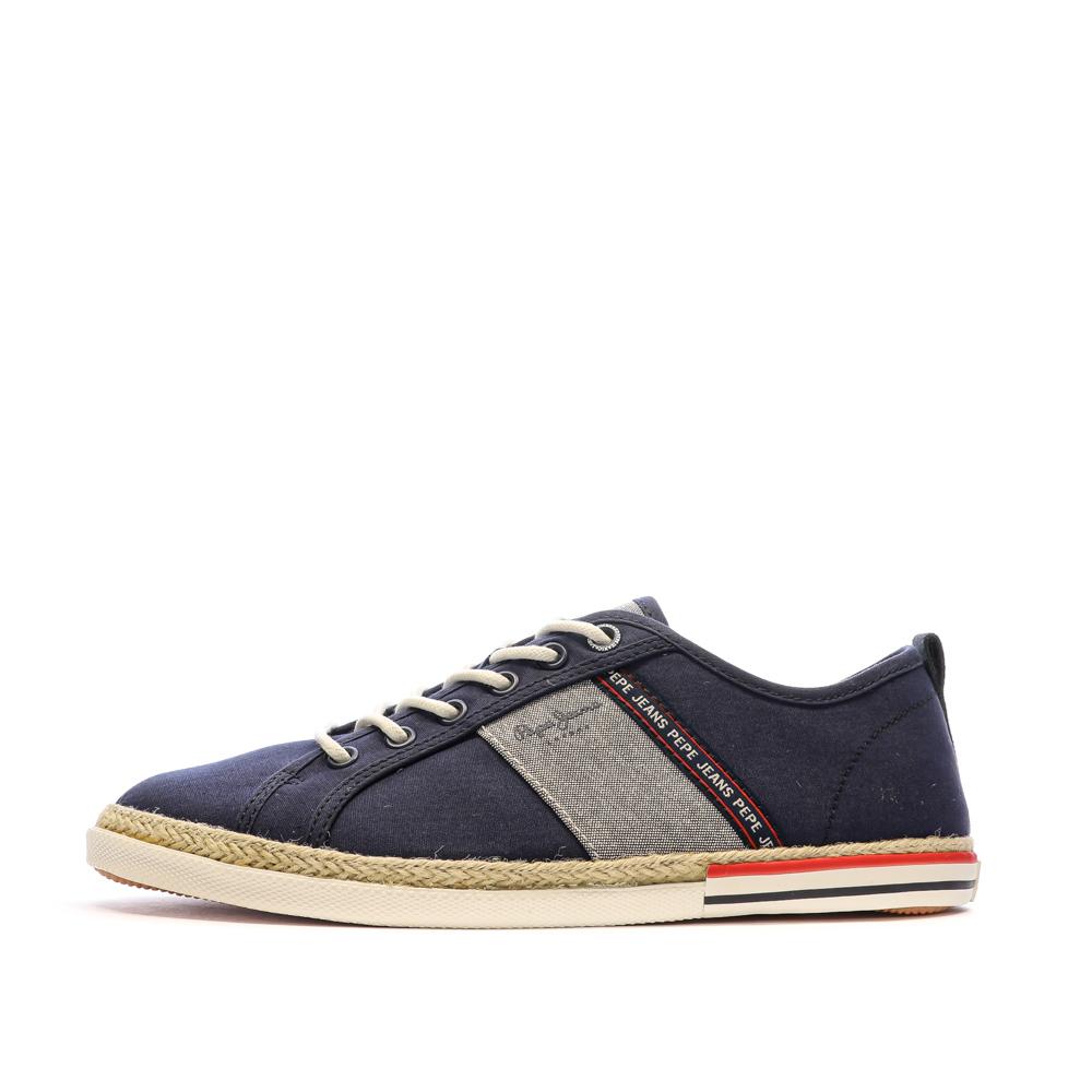 Baskets Marine Homme Pepe Jeans Maoui pas cher