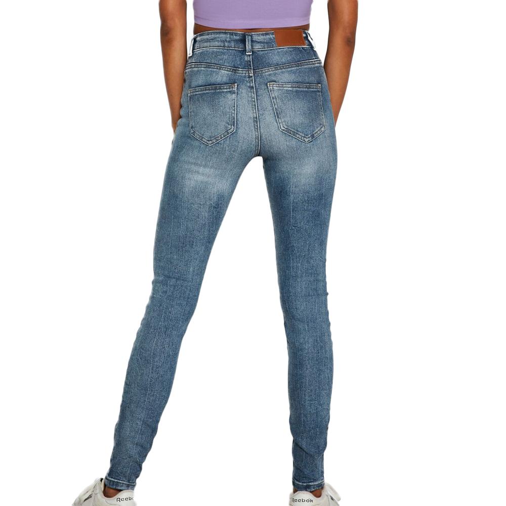 Jean Skinny Bleu Femme Noisy May Callie vue 2