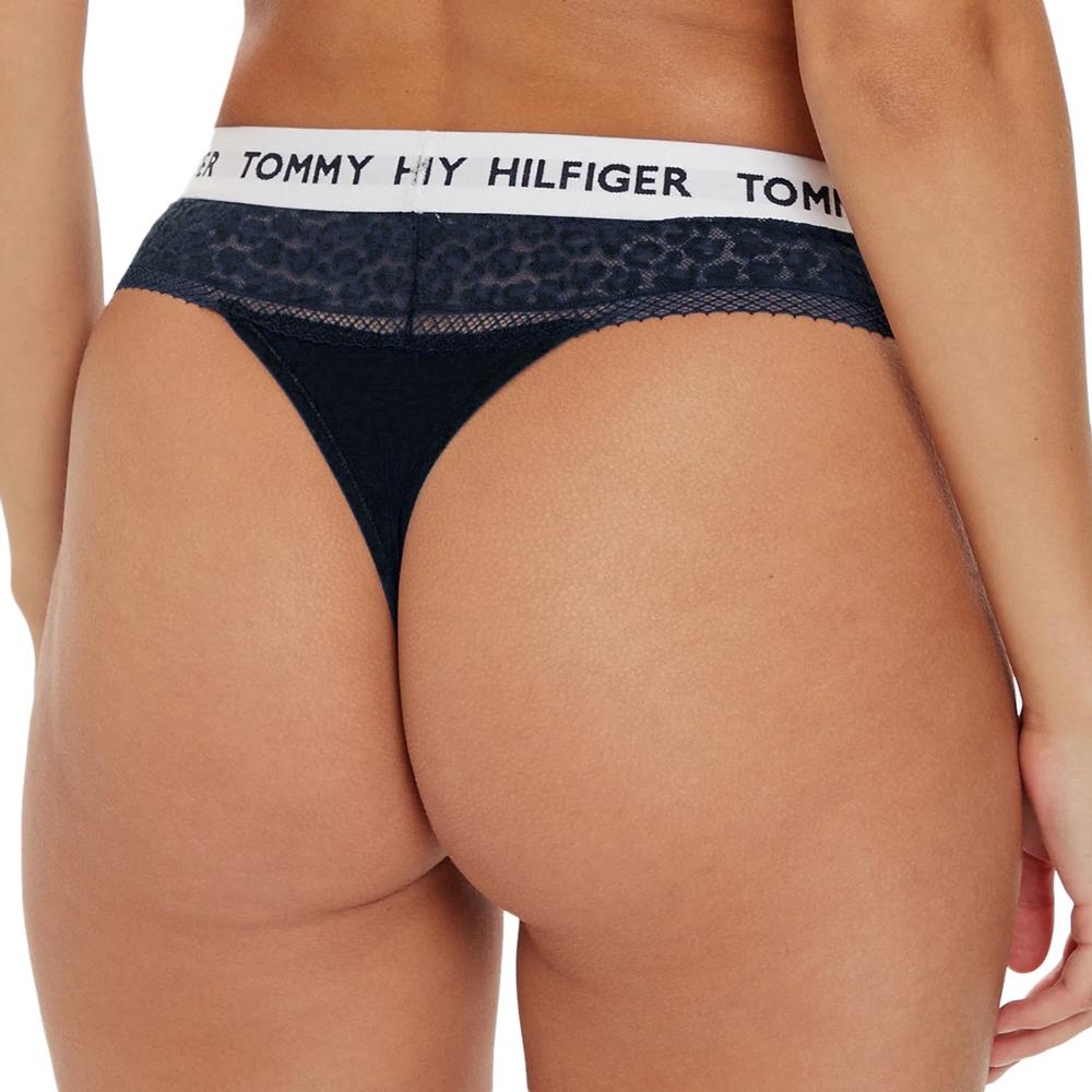 String Marine Femme Tommy Hilfiger Thong vue 2