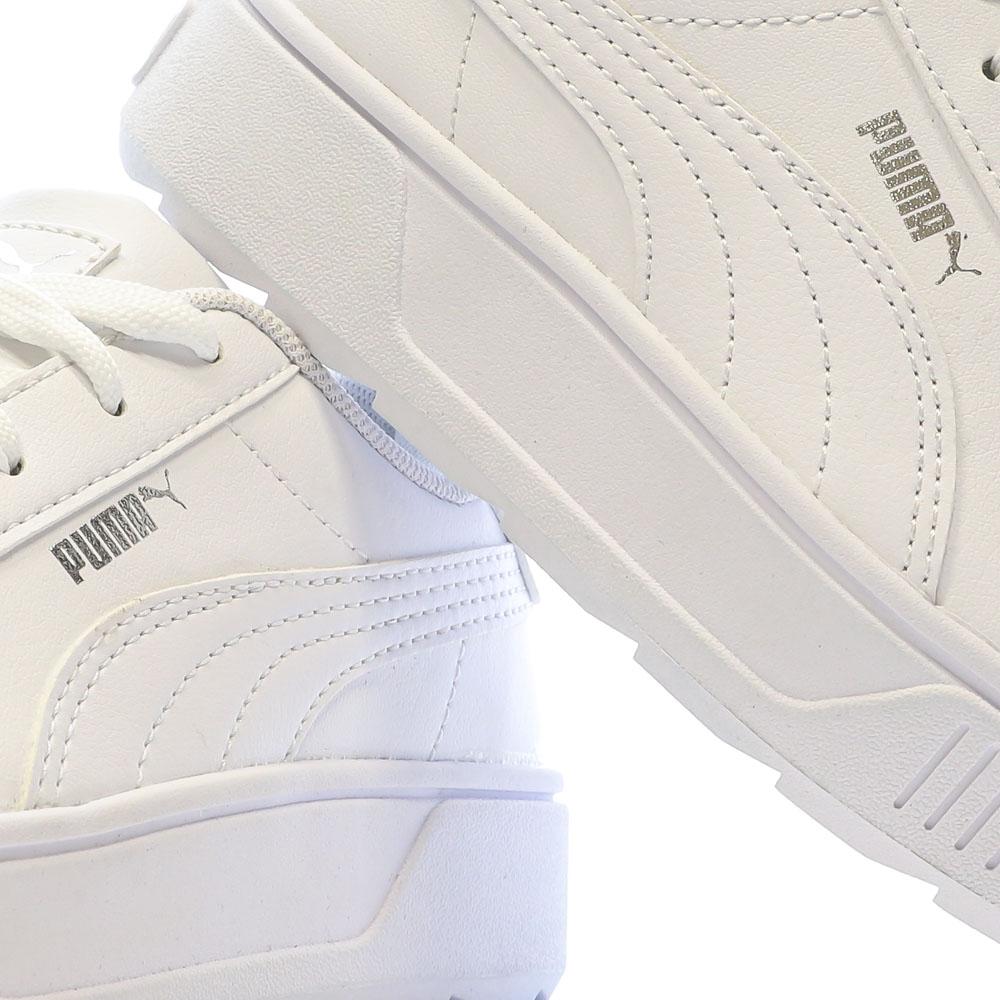 Baskets Blanches Fille Puma Karmen vue 7