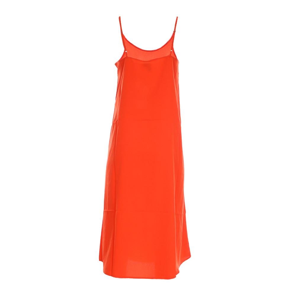 Robe Rouge mi-longue Femme Vero Moda Jeanett vue 2