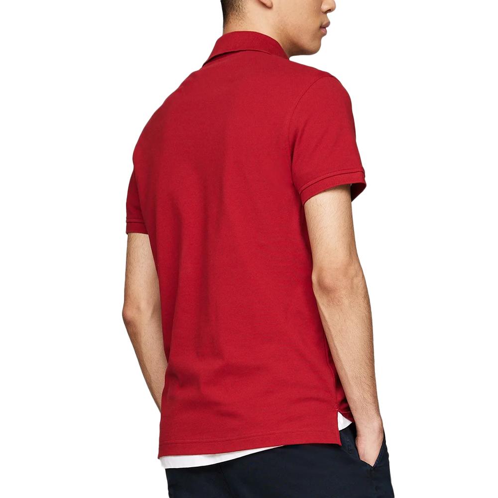 Polo Rouge Vif Homme Tommy Hilfiger 1985 Regular vue 2