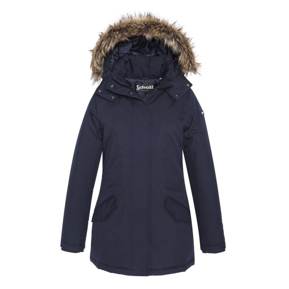 Parka Marine Femme Schott Tfrey pas cher