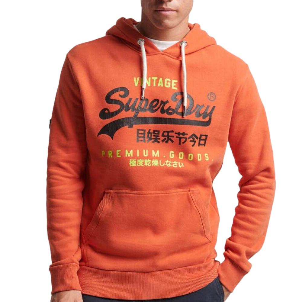 Sweat Orange Homme Superdry M2013126A Espace des marques