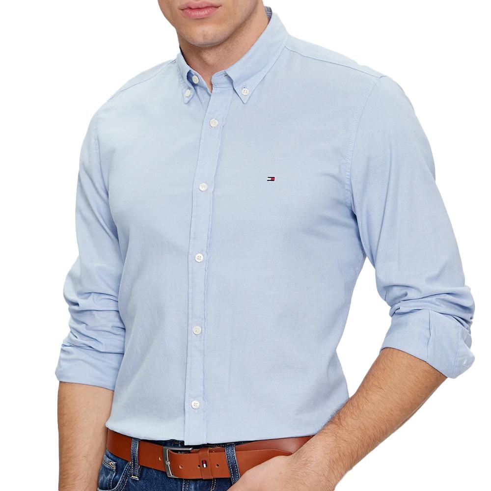 Chemise Bleu Homme Tommy Hilfiger MW0MW33782 pas cher