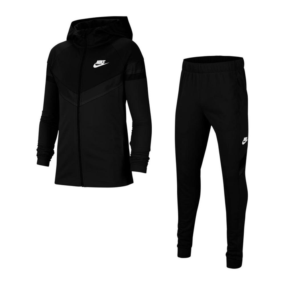 Survêtement Noir Junior Nike Ovrly Tracksuit pas cher