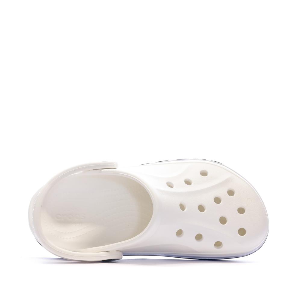 Sandales Crocs Blanches Homme Bayaband Clog vue 4